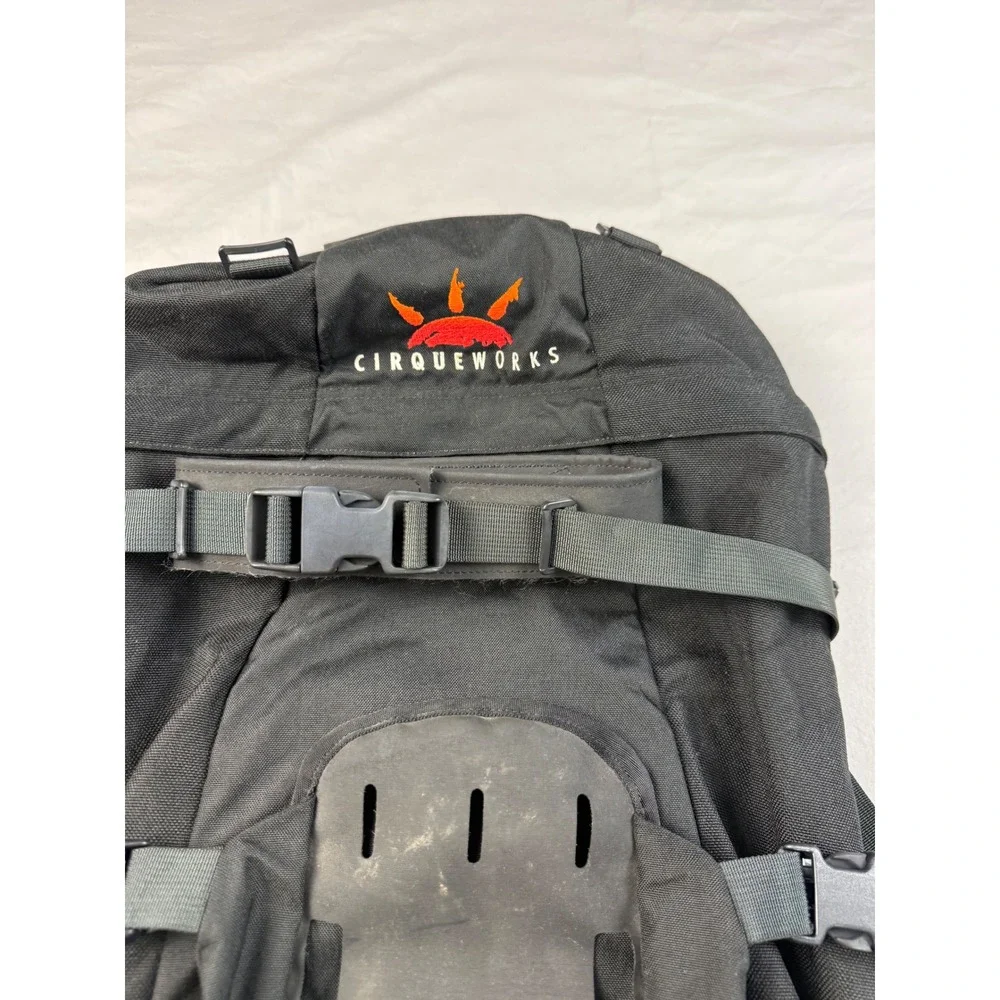 Cirqueworks Technical Hiking/Climbing Backpack Black HD Multi Strap Outdoor Bag